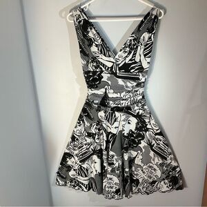 Just in Time USA Pop Art Lichtenstein Skater Dress, S/P. So cool!